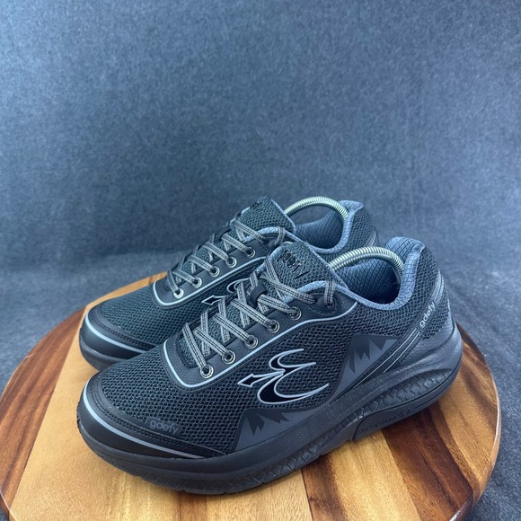 Gravity Defyer GDefy Mighty Walk Mens 10.5 Walking Shoes Black Grea TB9024MBL-M main image 5
